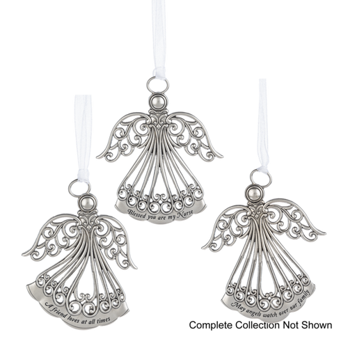 GANZ Faithful Angels Metal Ornaments *Multiple Sayings*