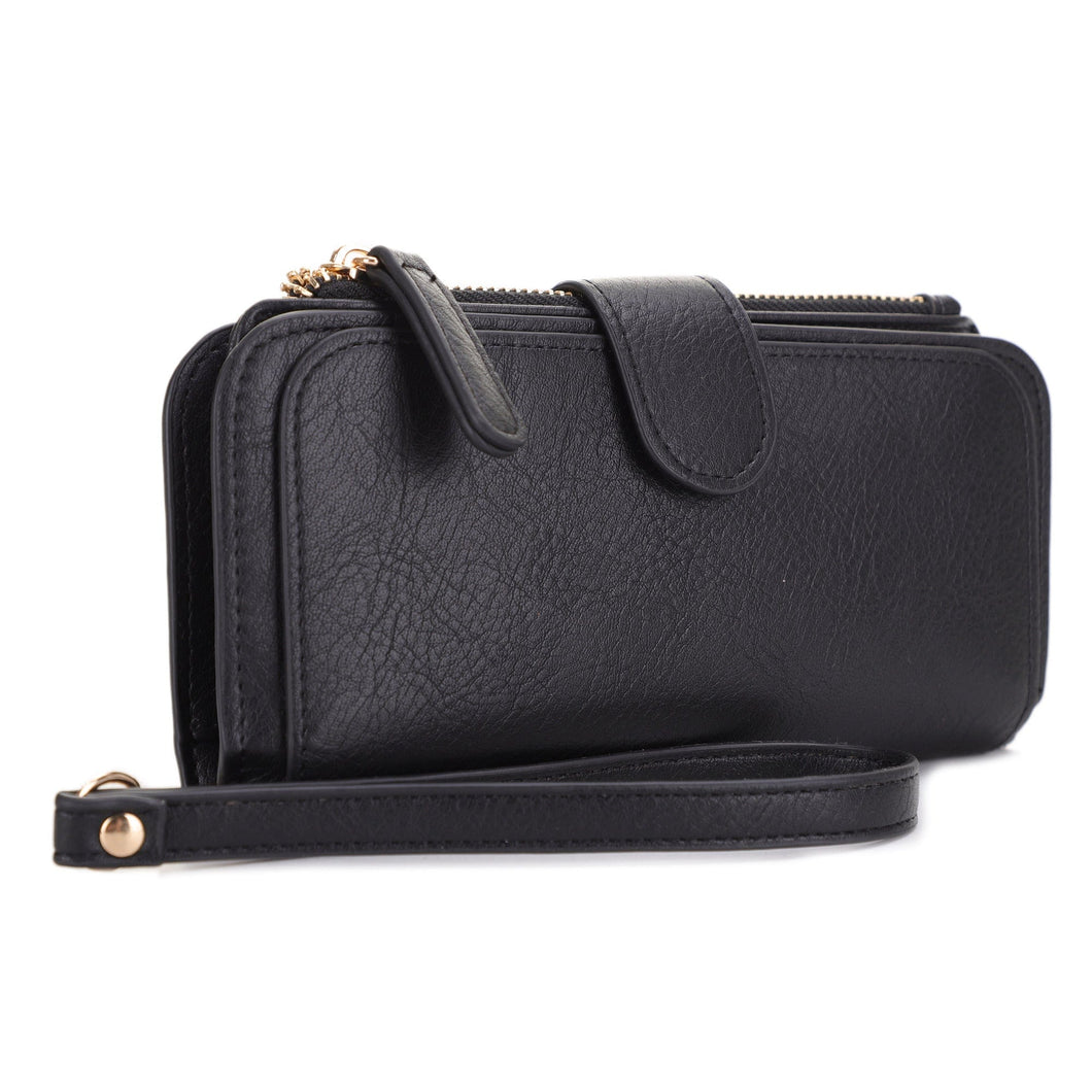 Annie Multi-Section Wallet - Black