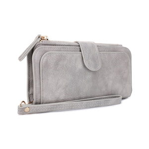 Annie Multi-Section Wallet - Gray