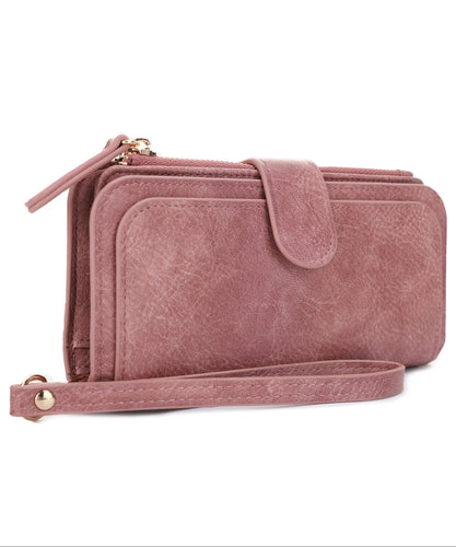 Annie Multi-Section Wallet - Mauve