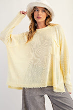 Load image into Gallery viewer, Maia Relaxed Knit Sweater - Butter Yellow