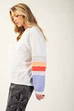 Load image into Gallery viewer, Lyla Color Block Pullover - Heather Grey
