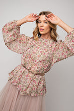 Load image into Gallery viewer, Daisy Jones Floral Blouse - Blush