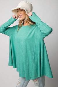 Daily Flow Long Sleeve Top - Pine Green