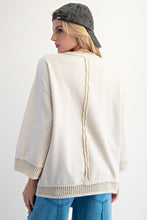 Load image into Gallery viewer, Sasha Boxy Pullover - Ecru