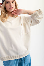 Load image into Gallery viewer, Sasha Boxy Pullover - Ecru