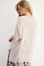 Load image into Gallery viewer, Julie Knit Top - Oatmeal