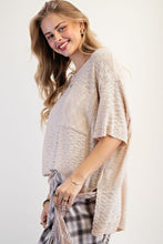 Load image into Gallery viewer, Julie Knit Top - Oatmeal