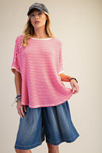 Load image into Gallery viewer, Michaela Striped Top - Hot Pink