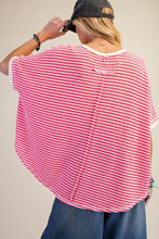 Load image into Gallery viewer, Michaela Striped Top - Hot Pink