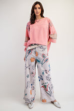 Load image into Gallery viewer, Elaine Mix Print Top - Faded Coral