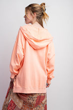 Load image into Gallery viewer, Tried &amp; True Mineral Washed Hoodie by Easel - Neon Coral