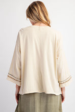 Load image into Gallery viewer, Peace &amp; Love Jersey Tee by Easel - Natural