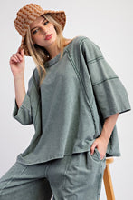 Load image into Gallery viewer, Chill Out Set {Top} by Easel - Pacific Green
