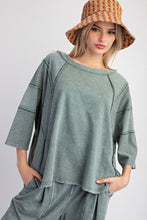 Load image into Gallery viewer, Chill Out Set {Top} by Easel - Pacific Green