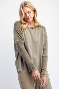 Send It Set {Top} by Easel - Faded Olive