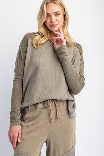 Send It Set {Top} by Easel - Faded Olive