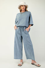 Load image into Gallery viewer, World Traveler Set {Top} by Easel - Washed Denim