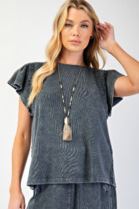 Keep it Real Set {Top} by Easel - Black