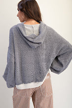 Load image into Gallery viewer, Embroidered Bow Hoodie - Midnight