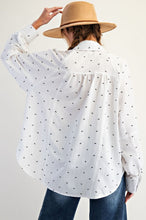 Load image into Gallery viewer, Clara Bow Button Down - White