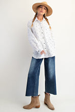 Load image into Gallery viewer, Clara Bow Button Down - White
