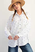Load image into Gallery viewer, Clara Bow Button Down - White