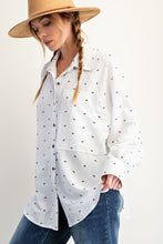 Load image into Gallery viewer, Clara Bow Button Down - White