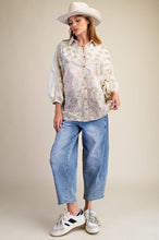 Load image into Gallery viewer, Serena Floral Patchwork Top