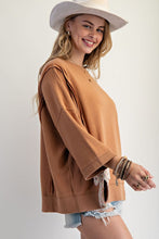 Load image into Gallery viewer, Tied With A Bow Pullover - Camel