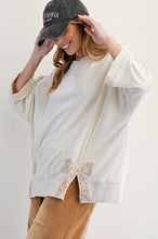 Load image into Gallery viewer, Tied With A Bow Pullover - Ivory