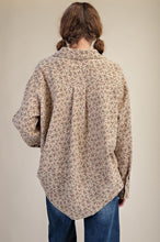 Load image into Gallery viewer, Magnolia Floral Button Down - Khaki