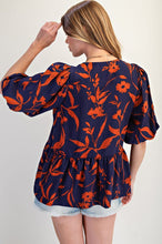 Load image into Gallery viewer, Good Graces Bow Top - Midnight Blue