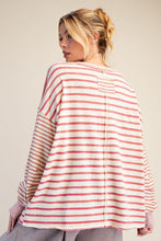 Load image into Gallery viewer, Hillary Striped Pullover - Pink
