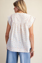 Load image into Gallery viewer, Viola Seersucker Top - Natural