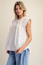 Load image into Gallery viewer, Viola Seersucker Top - Natural