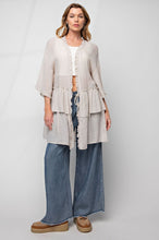 Load image into Gallery viewer, Hannah Relaxed Ruffle Cardigan