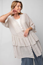 Load image into Gallery viewer, Hannah Relaxed Ruffle Cardigan