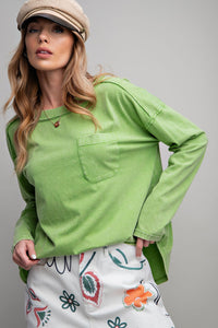 Drop Sleeve Tee by Easel - Apple Green