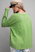 Load image into Gallery viewer, Drop Sleeve Tee by Easel - Apple Green