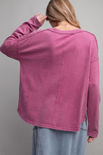 Load image into Gallery viewer, Drop Sleeve Tee by Easel - Orchid