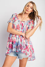 Load image into Gallery viewer, Dorothea Floral Tie-Back Top