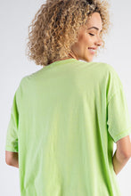 Load image into Gallery viewer, Dana Mineral Washed Tee - Lime