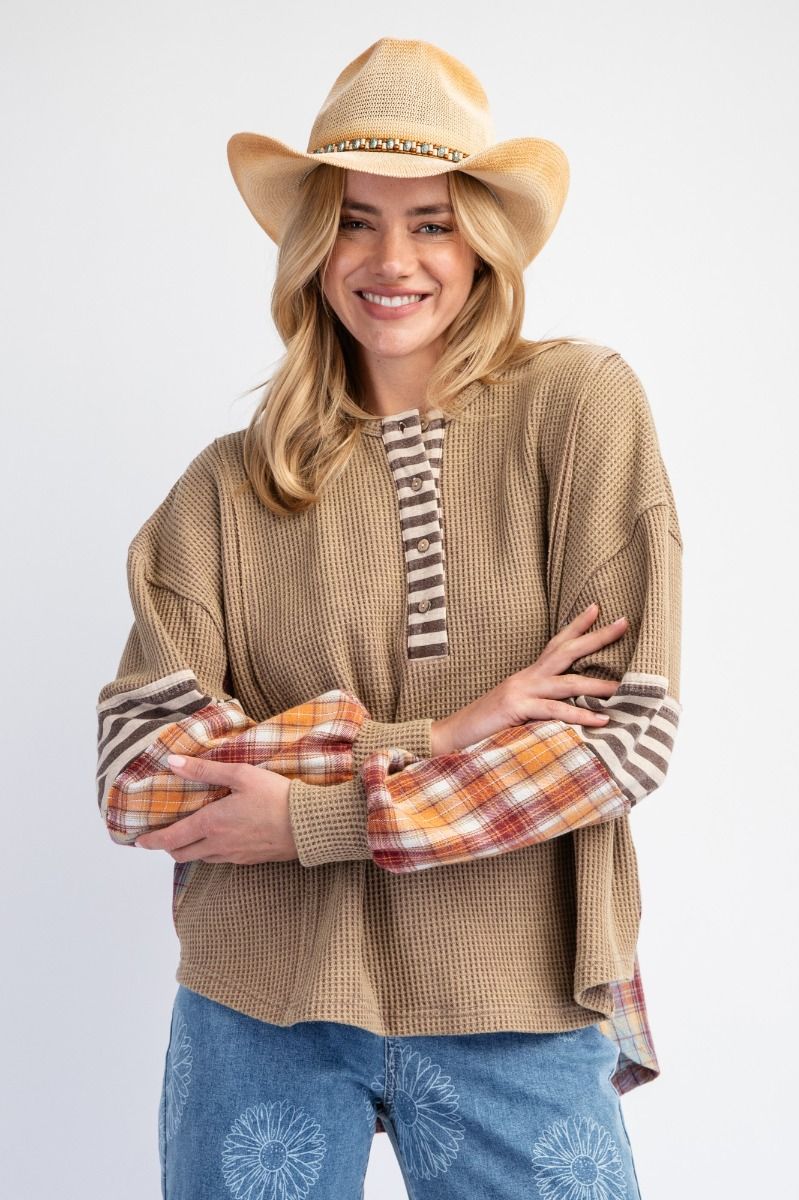 Easy Mix Thermal Top - Olive Mocha