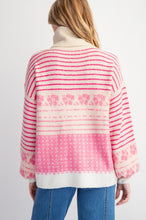 Load image into Gallery viewer, Ski Lodge Turtleneck Sweater - Pink