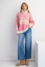 Load image into Gallery viewer, Ski Lodge Turtleneck Sweater - Pink