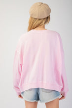 Load image into Gallery viewer, Flower Girl Knit Pullover - Light Pink