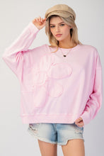 Load image into Gallery viewer, Flower Girl Knit Pullover - Light Pink