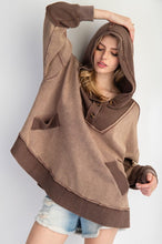 Load image into Gallery viewer, Jolee Thermal Hoodie - Brown