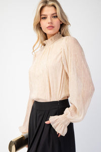 Glinda Smocked Blouse - Ivory
